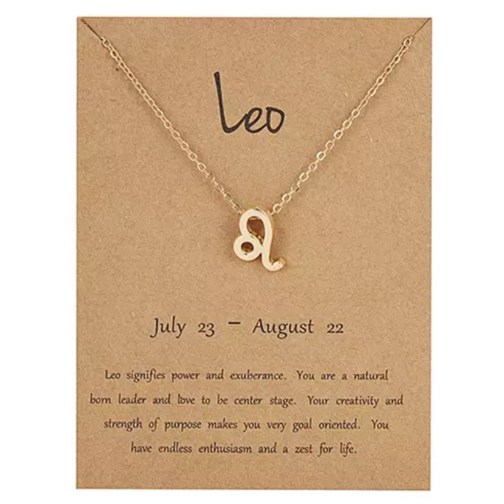 Astrology Necklace ( Leo )